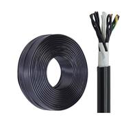 Câble de chaîne de traînée en cuivre Flexible à 4 noyaux 10-24AWG 30-100FT 300/500V, automatisation industrielle(30FT,20AWG)
