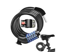 Câble De Chaîne De Vélo | Câble Pour Scooter à 5 Chiffres | Résistant À La Coupe Imperméable Anti-vol Serrure De Vélo Pour Cyclisme Camping École Scooter Activités De Plein Air Route Montagne Et