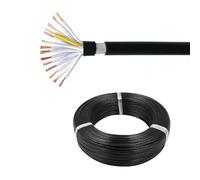 Câble De Chaîne Porte-câbles Haute Flexibilité EVV 300/500 V, Cuivre Sans Oxygène, Âme Non Tissée, -10 °C À +70 °C - Fil D'alimentation Et De Commande For L'automatisation(100ft,2.50mm²-4C)