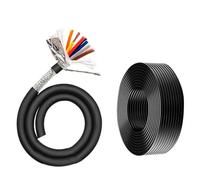 Câble De Chaîne Porte-câbles Haute Flexibilité TRVVP, Fil Fin En Cuivre Sans Oxygène, Fil Multiconducteur Blindé Isolé En PVC Flexible For CNC(25ft,0.75mm²-7C)