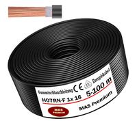 Câble de chantier flexible en caoutchouc 5-100 m H07RN-F 1 x 16 flexible...