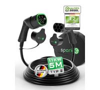 Câble de Charge 11kW Type 2 Voiture Électrique E-Auto Charger 5m Câble pour S...