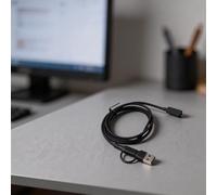 Câble de charge 2 en 1 en nylon pour Polar Vantage pour v3 Pacer Pro Grit X2 Pro Ignite 3 Noir