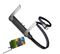 Câble de charge 2 en 1 invisible avec support, cordon de charge rapide de 240 W avec support de téléphone intégré, câble USB C tressé, câble de charge universel, câble de charge rapide USB C pour