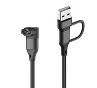 Câble de charge 2 en 1 pour montre intelligente Garmin, cordon d'alimentation USB (PVC) pour Fenix 8 E 7 7X 7S 6 Solar, Forerunner 970 965 955 945 570 265 255 245 170 165 70 55, Vivoactive 6 5 4
