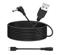 Câble de charge 4 m compatible avec Ring Stick Up Cam Battery/Plug-in 3rd/2e génération et Ring Pan Tilt Stick Up Camera, câble d'alimentation résistant aux intempéries pour l'intérieur et l'extérieur