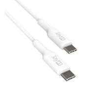 Câble de Charge 5A et Synchro USB-C vers USB-C PD 3.0 100W 1m Jaym Blanc