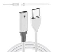 Câble de charge adaptateur pour Apple Pencil 1 vers USB C, ne prend pas en charge le couplage Bluetooth, adaptateur de charge pour iPencil 1st Gen, adaptateur pour Apple Pen, chargeur pour iPencil