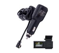 Câble de charge automobile - Long câble d'extension, alimentation de caméra de tableau de bord portable, connecteur coudé à gauche | Accessoire universel de chargeur de téléphone de véhicule pour