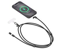 Câble De Charge Bandoulière Force Power Usb C Vers Usb C 60 W Noir