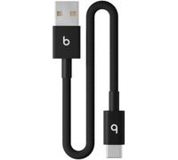 Câble de charge BEATS tissé court USB-A vers USB-C 20 cm Noir