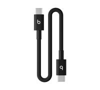 Câble de charge BEATS tissé court USB-C vers USB-C 20 cm Noir