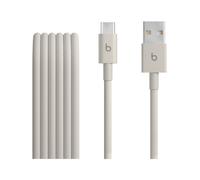 Câble de charge BEATS tissé USB-A vers USB-C 1M50 Gris éclair