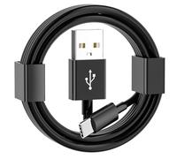 Câble de charge Carplay USB A vers USB C pour iPhone 16, 16 Pro Max, 16 Plus, 16E, 17 Air, 15 Pro Max, AirPods Pro 3/2ème génération, AirPods 4/Max 2/iPad USB C, 2 m, 2 m
