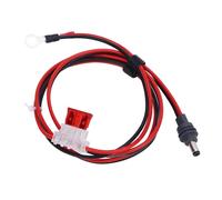 Câble de Charge CC à Joint Torique, Cordon D'alimentation Sûr et Facile avec Fusible pour Antennes Paraboliques, Matériau en Caoutchouc et Cuivre pour les Installations Hors Réseau,