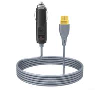 Câble de charge CC pour voiture avec connecteur mâle XT60 pour sources d'alimentation d'entrée 12 V 24 V utilisées dans les opérations sur le terrain et les configurations d'alimentation mobile