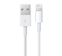 Câble de charge Compatible iPhone iPad iPod vers USB Synchro et charge Blanc