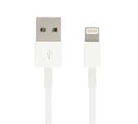 Câble de charge Compatible iPhone iPad iPod vers USB Synchro et charge Blanc