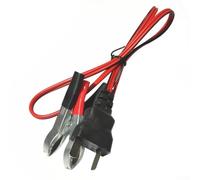 Câble de charge de batterie, 1,2 m 12 V de type T, noyau en cuivre pur avec clips, rouge et noir pour ET950 TG650