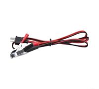 Câble de charge de batterie 12 V avec pinces crocodile de 1,2 m | Sortie DC 12 V, convient à EU1000i/EU2000i, pour une isolation robuste, montage rapide