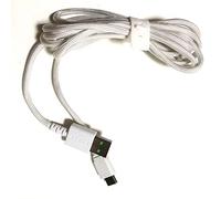 Câble de charge de données USB C vers USB compatible avec souris de jeu sans fil Razer Viper V2 Pro/DeathAdder V3 Pro/Basilisk V3 Pro (blanc)