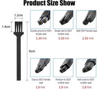 Câble de Charge de Rechange,USB pour Tondeuses Electriques,Câble d'alimentation USB Compatible,Shaver Charger Kit,Kit de Chargeur de Rasoir,Cordon d'alimentation avec 6 Types de Prises