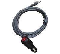 Câble de charge de voiture DC 12-24 V avec chargement de voiture en métal adapté pour l'extérieur Le fil de cuivre 18 AWG réduit la chute de tension et l'étanchéité assure une longueur de 3 m
