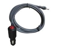 Câble de charge de voiture DC 12 vers 24 V 18 AWG avec interrupteur et fusible pour mini cordon d'alimentation étanche compatible avec véhicules 12 V 24 V 2/3/5 m (2 m)