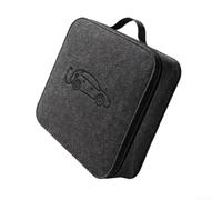 Câble de charge de voiture Sac Organisateur pour câble de charge de voiture électrique et accessoires, sac de rangement étanche avec base résistante aux chocs pour coffre, garage, voyage, design
