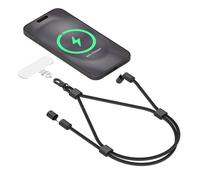Bigben Connected Câble de charge Dragonne Force Power USB-C vers USB-C 60 W Noir