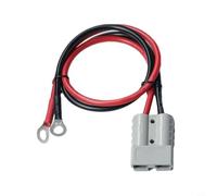 Câble de charge en cuivre 50 cm 10 AWG, 50 A 600 V pour treuil de remorque, adapté aux véhicules électriques
