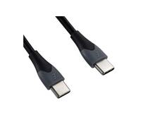 Câble de Charge et de Données USB-C vers USB-C 2.4A 480Mbps 1.2m Anti-noud Noir