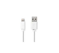 Câble de charge et de synchronisation apple lightning - usb-a mâle 2,00 m blanc