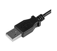 StarTech.com Câble de charge et synchronisation Micro USB de 2 m - Cordon USB-A vers Micro-B à angle gauche - M/M - 0,25 mm² - câble USB - Micro-USB de type B pour USB - 2 m