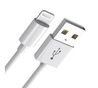 Cable de charge et syncro 1m, 2,4 A,Compatible avec iPhone, USB-A vers Lightning, Compatible avec vos appareils iOS