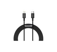 Câble de Charge et Transfert USB-C-Lightning 20W 2m Noir