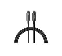 Baseus CAWJ040001 câble USB USB 2.0 1 m USB A USB C Noir