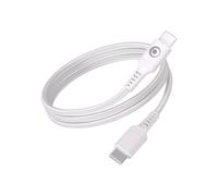 BBC Câble tressé C/C 1,2 m 3 A / PD 60 W Blanc recyclé