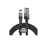 Baseus 6953156283343 câble Lightning 1 m Noir, Gris