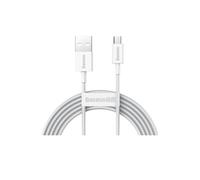 Câble de Charge et Transfert USB-MicroUSB 2A 2m Blanc