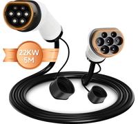 Câble de charge EV, sortie 22 kW, longueur 5 mètres, 22KW 5M