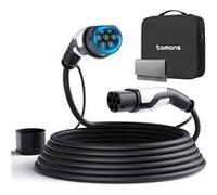 tomons Câble de Recharge Type 2 11kW 7m 16A Triphasé, pour VE/PHEV