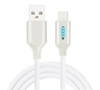 Câble de Charge intelligent, cordon de Protection avec LED, Micro USB Type C, pour Huawei Samsung S8