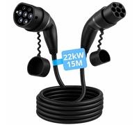 Loady type 2 pour type 2 - 22 kW - triphasé 32A - câble de recharge-CX-CC-T2-22-15M