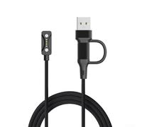 Câble de charge magnétique pour Polar Pacer Pro Vantage pour M3 V3, charge rapide en nylon avec protection contre les surcharges, cordon de 1 m pour la maison et le bureau
