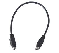 Câble de charge mâle à trou rond 2 vers cordon d'alimentation double extrémité 30 cm