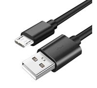 Câble de charge micro d'alimentation de rechange, câble d'alimentation USB de remplacement, rallonge USB compatible avec Fire TV Stick, Roku Express, Roku Premier, etc (noir/200 cm)