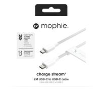 Câble de charge MOPHIE USB-C 2m Blanc chargestream