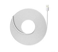 Câble de charge pour caméra extérieure Ring en TPE, 5, 2 m, 7, 6 m, 10 m de longueur pour une connexion d'alimentation sûre et fiable (5,2 m)