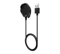 Câble de charge pour Garmin - Cordon d'alimentation rapide de 1 m pour montre GPS Approach S5 S6 - Robuste - ABS - Chargement au bureau ou à la salle de sport - Noir